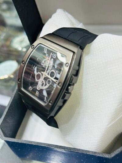 Black and Grey Colour Watch